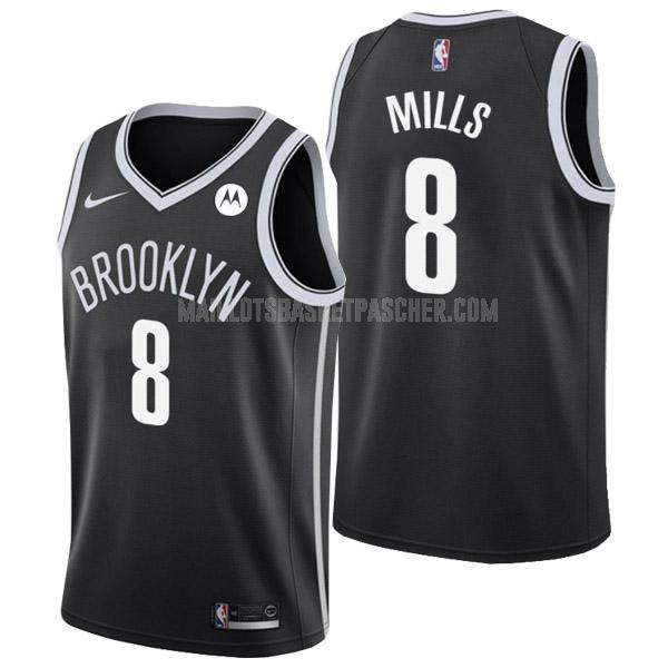 maillot basket homme de brooklyn nets patty mills 8 noir icon edition