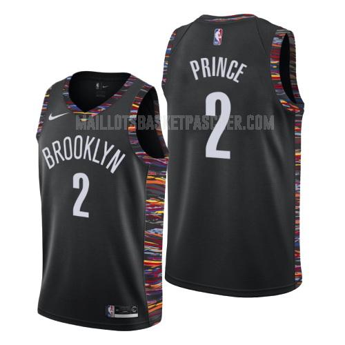 maillot basket homme de brooklyn nets taurean prince 2 noir city edition