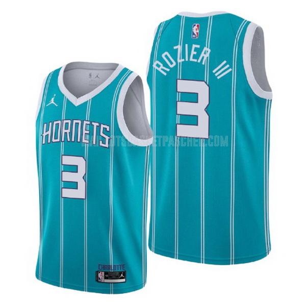 maillot basket homme de charlotte hornets terry rozier iii 3 vert icon 2021