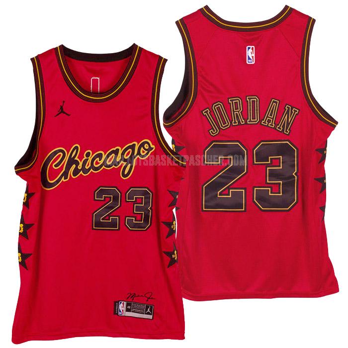 maillot basket homme de chicago bulls michael jordan 23 rouge aj commemorative edition