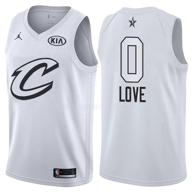 maillot basket homme de cleveland cavaliers kevin love 0 blanc nba all-star 2018