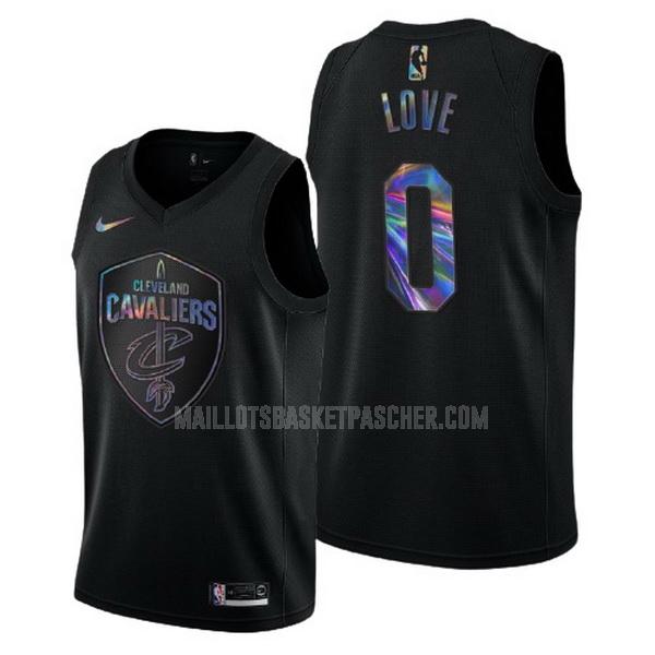 maillot basket homme de cleveland cavaliers kevin love 0 noir logo holographic