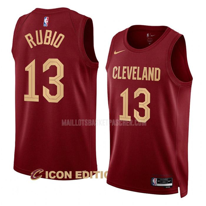 maillot basket homme de cleveland cavaliers ricky rubio 13 vin icon edition 2022-23