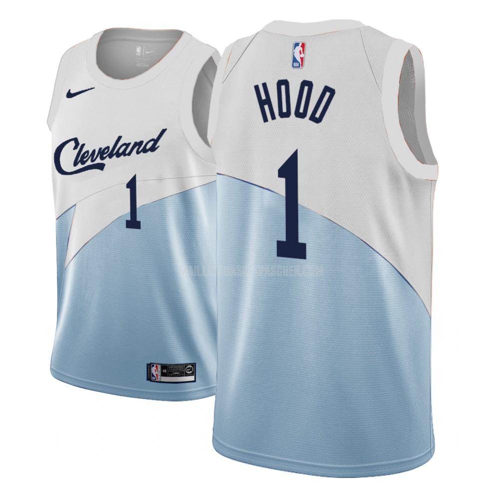 maillot basket homme de cleveland cavaliers rodney hood 1 bleu blanc earned version