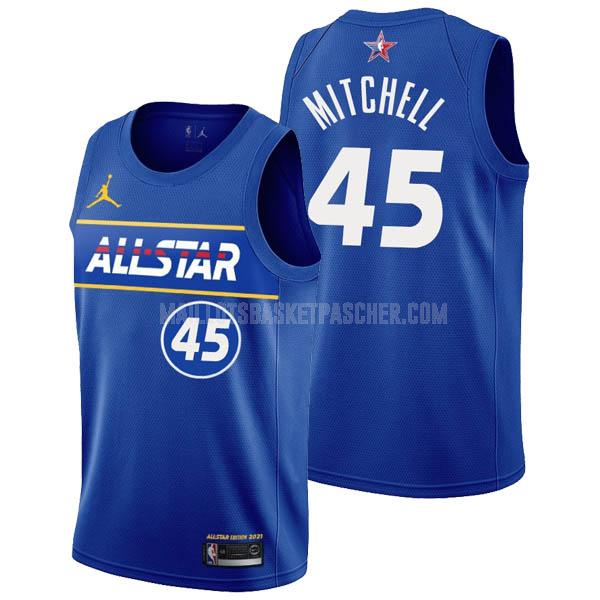 maillot basket homme de donovan mitchell 45 bleu all-star 2021