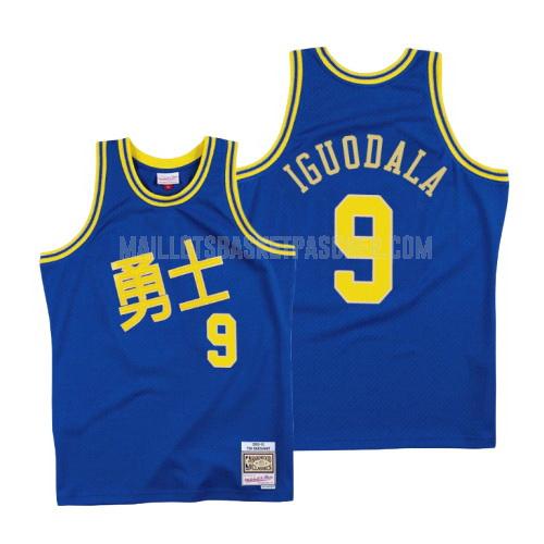 maillot basket homme de golden state warriors andre iguodala 9 bleu capodanno cinese