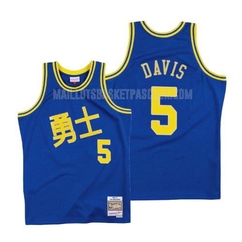 maillot basket homme de golden state warriors baron davis 5 bleu capodanno cinese