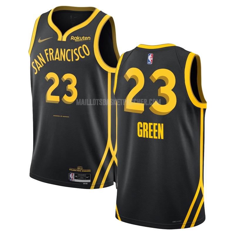 maillot basket homme de golden state warriors draymond green 23 noir city edition 2023-24