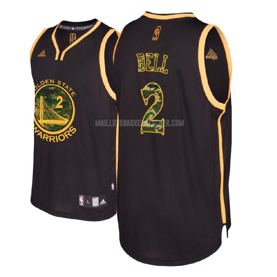 maillot basket homme de golden state warriors jordan bell 2 noir mode version