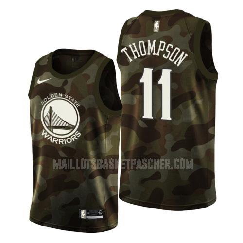 maillot basket homme de golden state warriors klay thompson 11 camouflage memorial day 2019