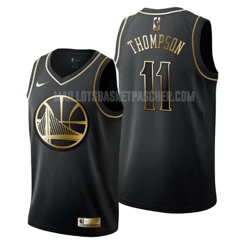 maillot basket homme de golden state warriors klay thompson 11 noir or version