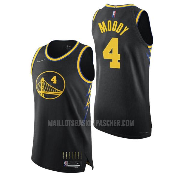 maillot basket homme de golden state warriors moses moody 4 noir 75th anniversary 2021-22