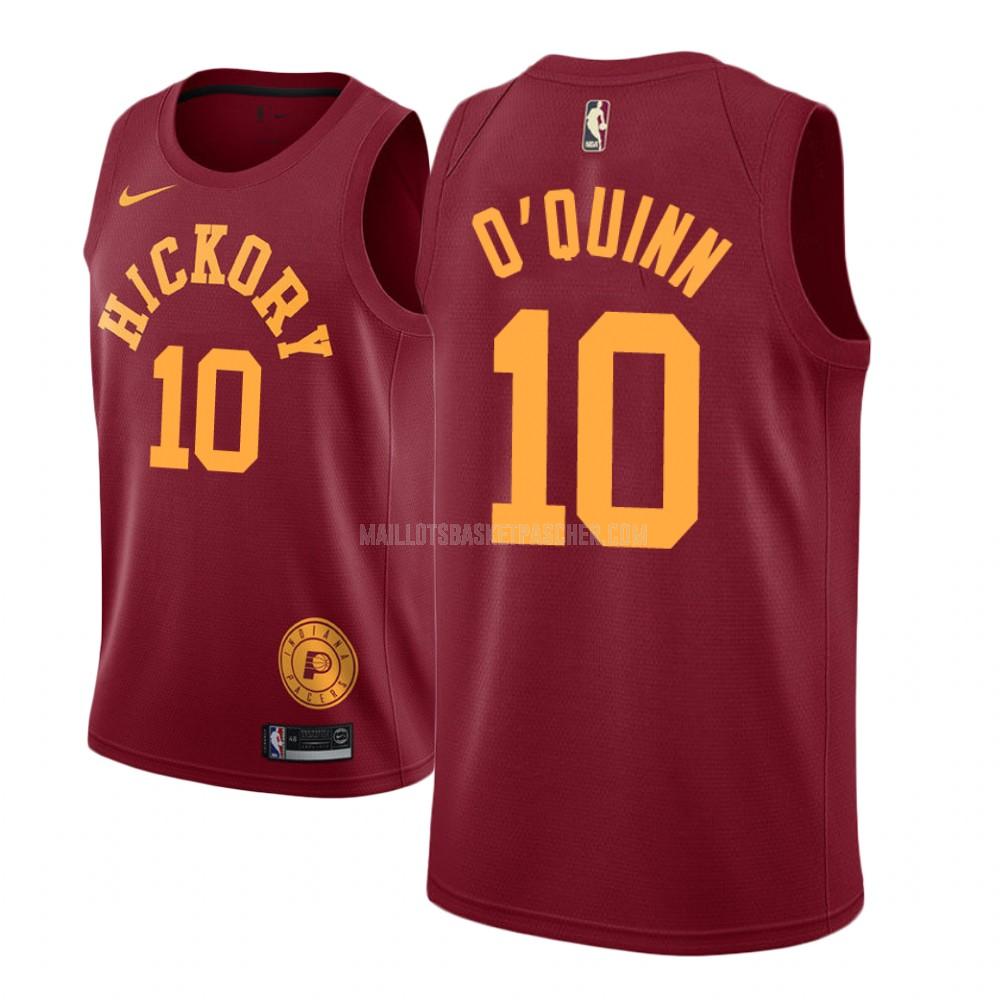 maillot basket homme de indiana pacers kyle o'quinn 10 rouge hardwood classic