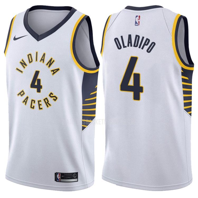 maillot basket homme de indiana pacers victor oladipo 4 blanc association