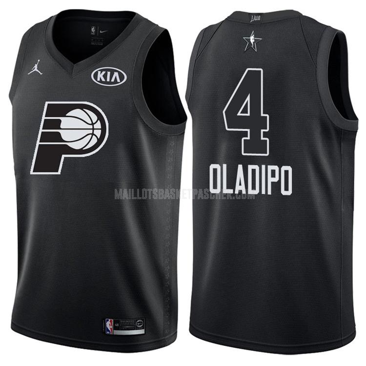 maillot basket homme de indiana pacers victor oladipo 4 noir nba all-star 2018