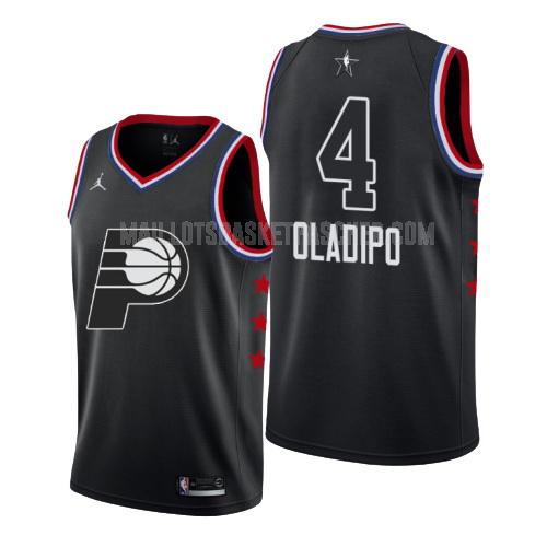 maillot basket homme de indiana pacers victor oladipo 4 noir nba all-star 2019