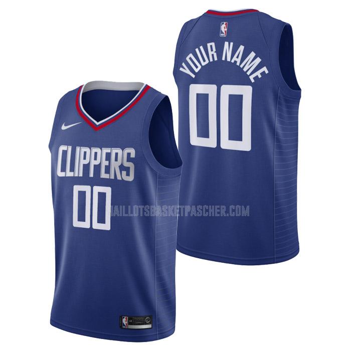 maillot basket homme de los angeles clippers custom bleu icon edition 2023