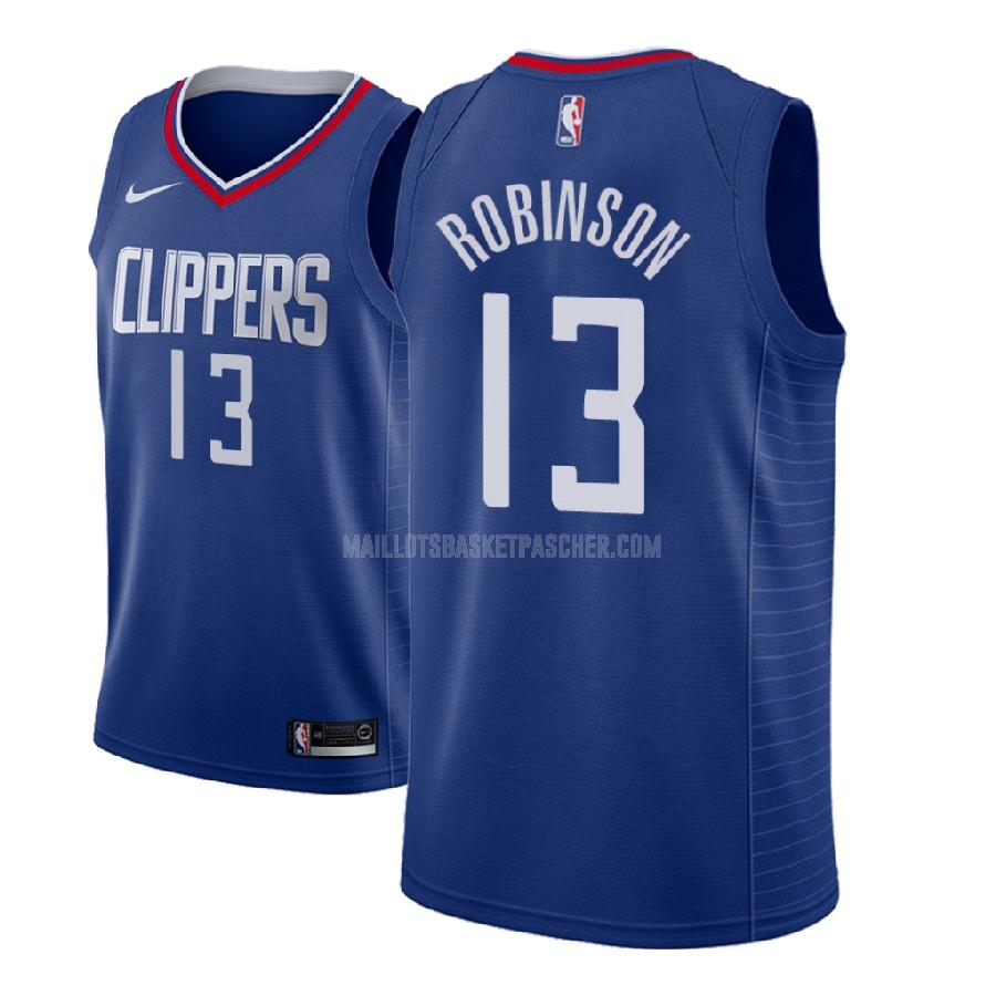 maillot basket homme de los angeles clippers jerome robinson 13 bleu icon 2018 nba draft