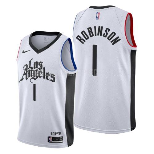 maillot basket homme de los angeles clippers jerome robinson 1 blanc city edition 2019-20