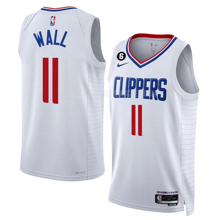 maillot basket homme de los angeles clippers john wall 11 blanc association edition 2022-23