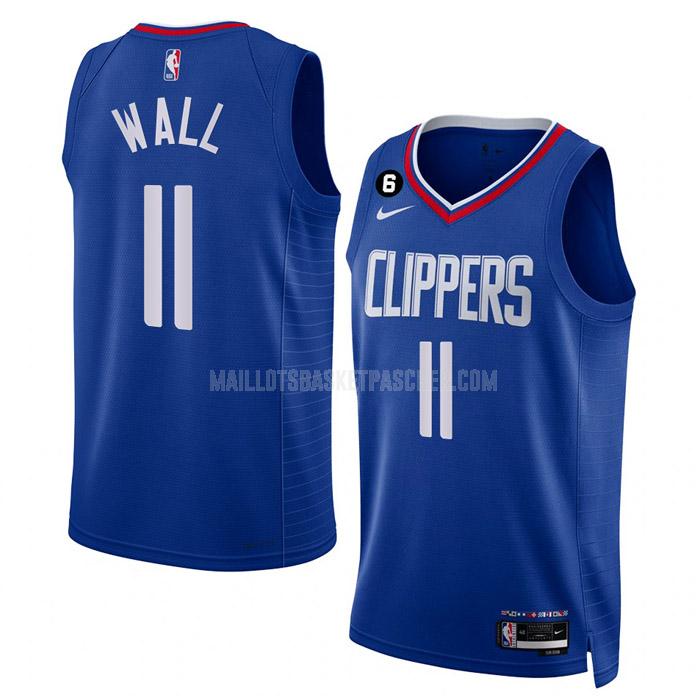 maillot basket homme de los angeles clippers john wall 11 bleu icon edition 2022-23