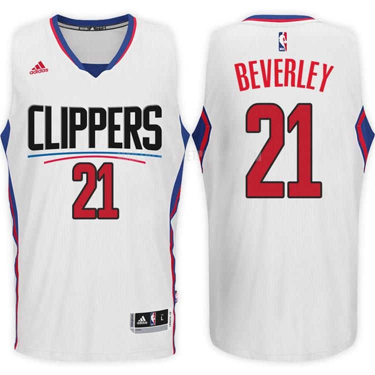maillot basket homme de los angeles clippers patrick beverley 21 blanc home