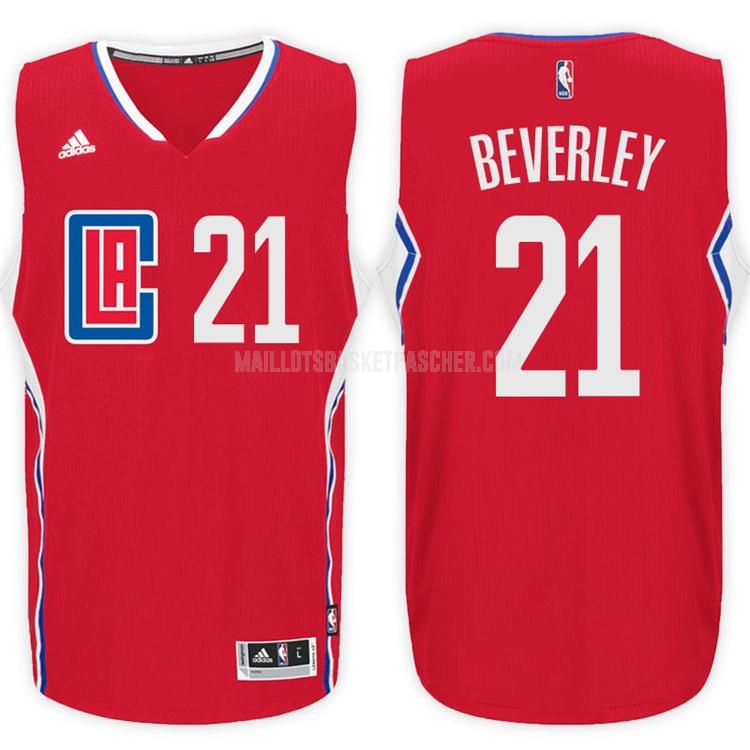 maillot basket homme de los angeles clippers patrick beverley 21 rouge road