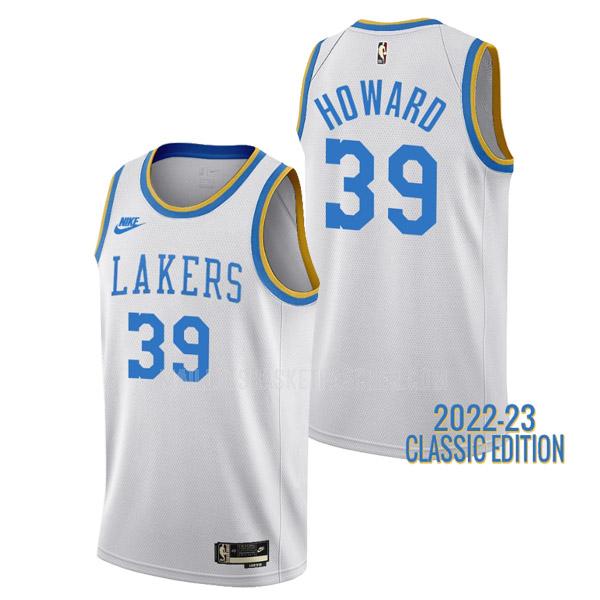 maillot basket homme de los angeles lakers dwight howard 39 blanc classic edition 2022-23