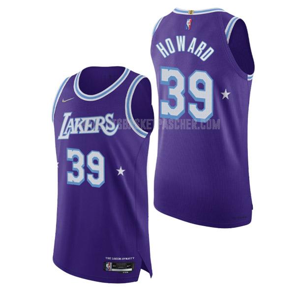 maillot basket homme de los angeles lakers dwight howard 39 violet 75th anniversary 2021-22