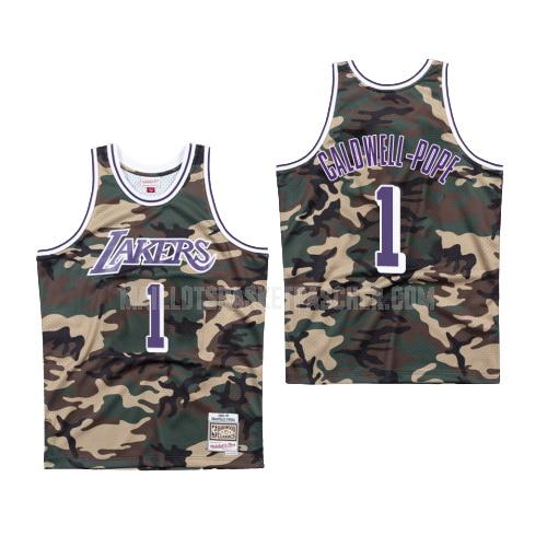 maillot basket homme de los angeles lakers kentavious caldwell-pope 1 camouflage bosco