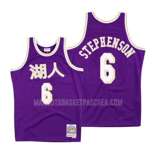 maillot basket homme de los angeles lakers lance stephenson 6 violet capodanno cinese