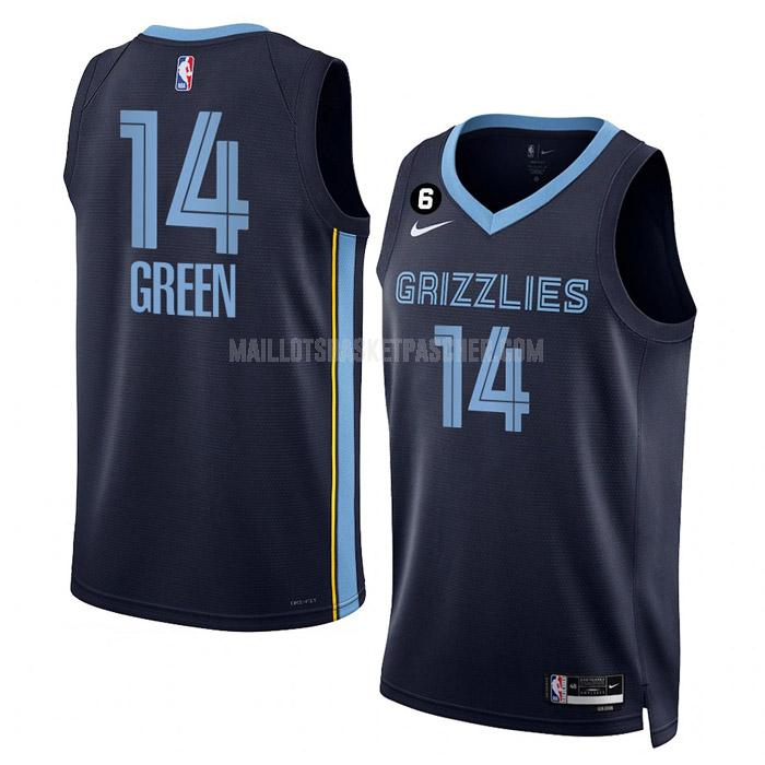 maillot basket homme de memphis grizzlies danny green 14 bleu marine icon edition 2022-23