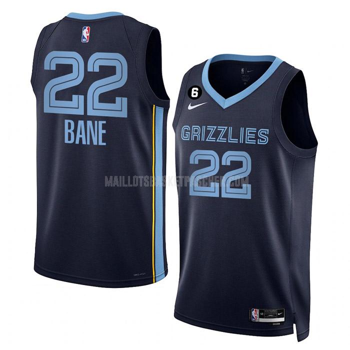 maillot basket homme de memphis grizzlies desmond bane 22 bleu marine icon edition 2022-23