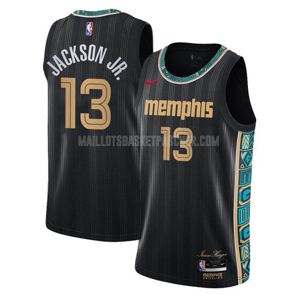 maillot basket homme de memphis grizzlies jaren jackson jr 13 noir city edition 2020-21