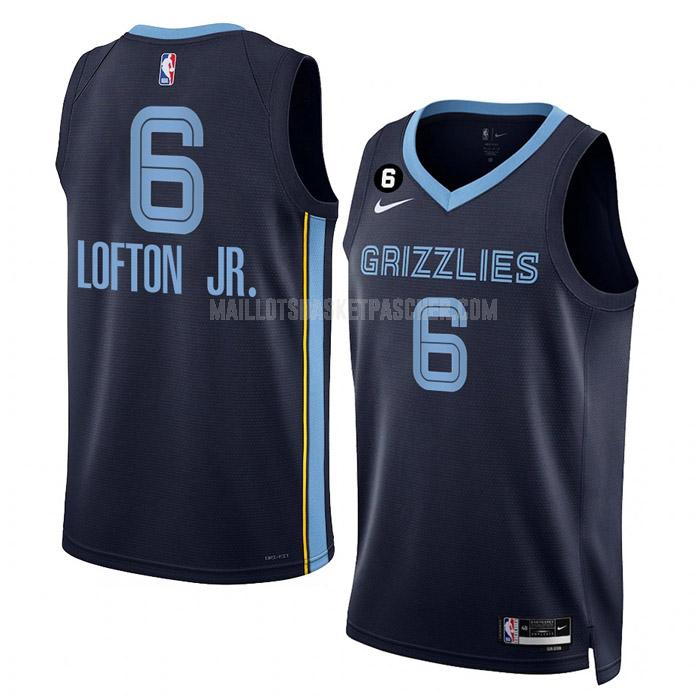 maillot basket homme de memphis grizzlies kenneth lofton jr 6 bleu marine icon edition 2022-23