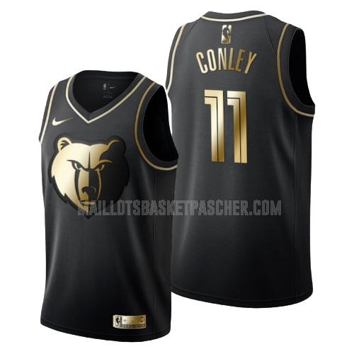 maillot basket homme de memphis grizzlies mike conley 11 noir or version