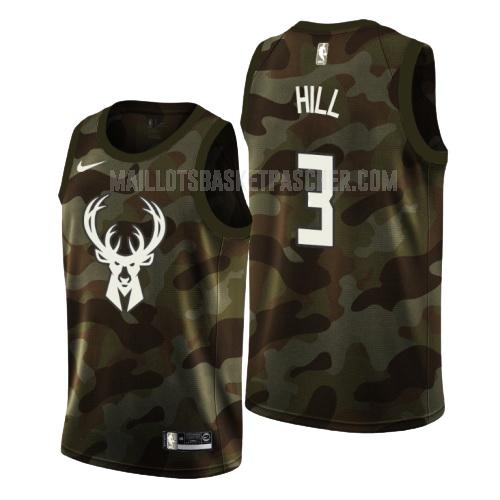 maillot basket homme de milwaukee bucks george hill 3 camouflage memorial day 2019