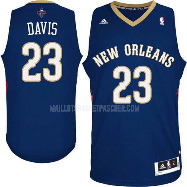maillot basket homme de new orleans pelicans anthony davis 23 bleu marin classique
