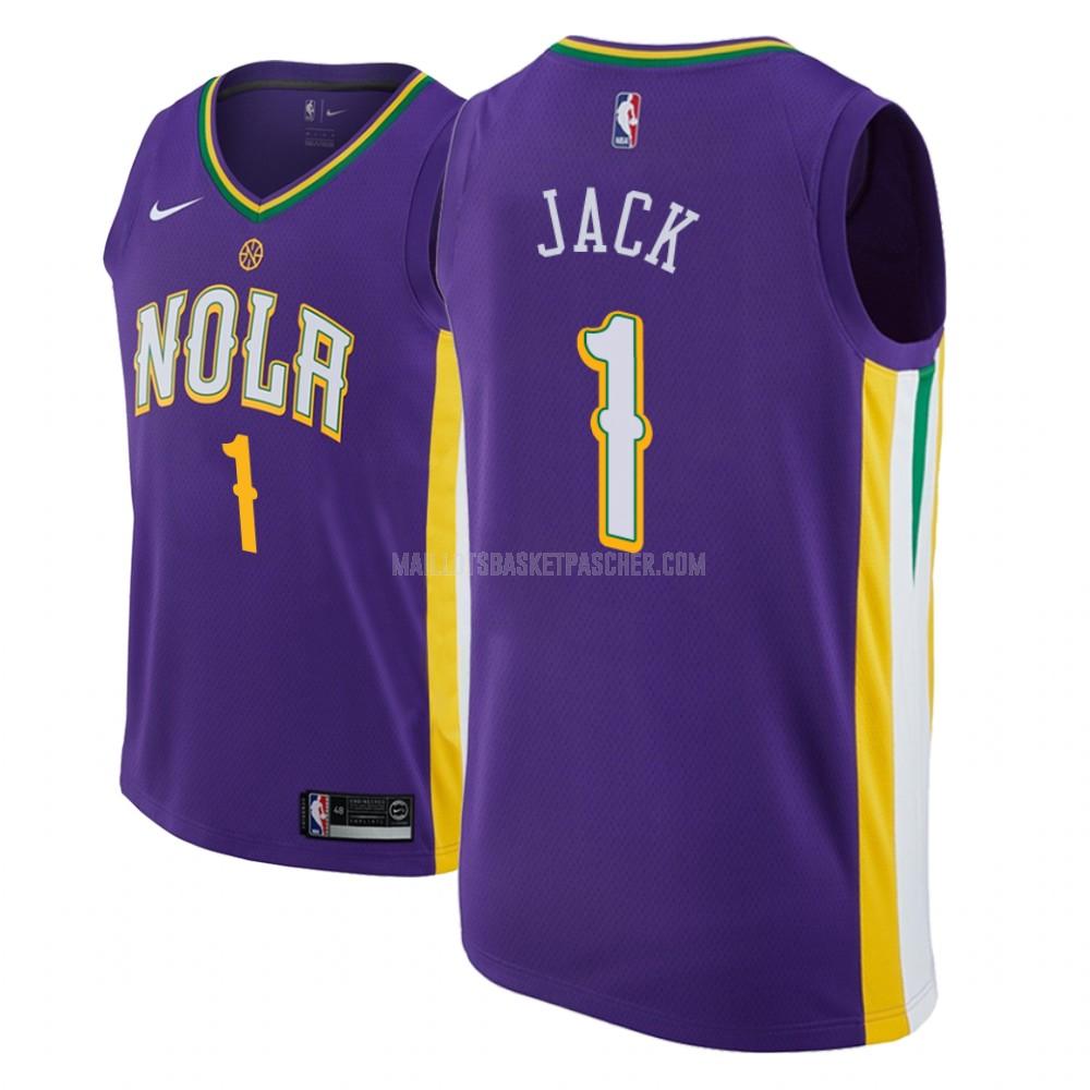 maillot basket homme de new orleans pelicans jarrett jack 1 violet city edition
