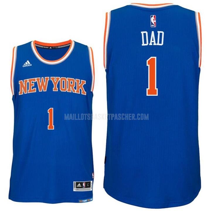 maillot basket homme de new york knicks dad 1 bleu fête des pères
