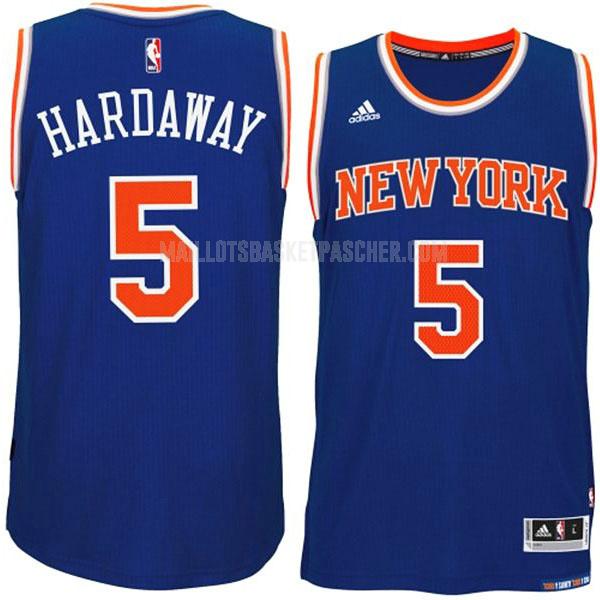 maillot basket homme de new york knicks tim hardaway jr 5 bleu road swingman 2014-15