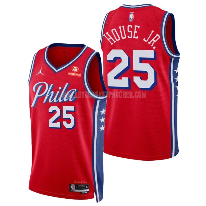 maillot basket homme de philadelphia 76ers danuel house jr 25 rouge statement edition 2022-23