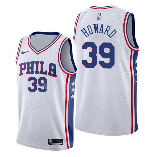 maillot basket homme de philadelphia 76ers dwight howard 39 blanc association