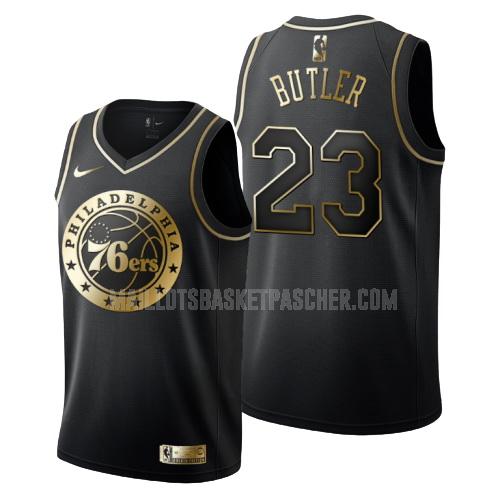 maillot basket homme de philadelphia 76ers jimmy butler 23 noir or version
