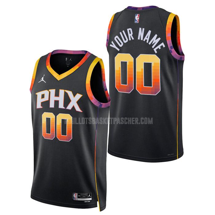 maillot basket homme de phoenix suns custom noir statement edition 2023
