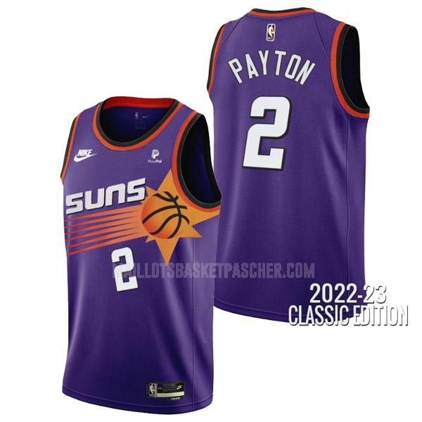 maillot basket homme de phoenix suns elfrid payton 2 violet classic edition 2022-23