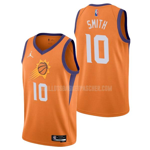 maillot basket homme de phoenix suns jalen smith 10 orange 75e anniversaire statement 2022