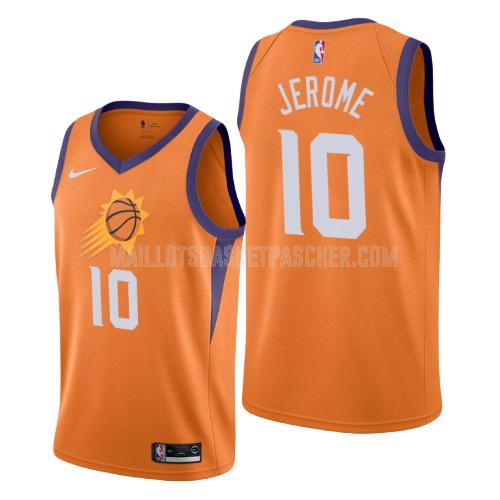 maillot basket homme de phoenix suns ty jerome 10 orange statement 2019-20