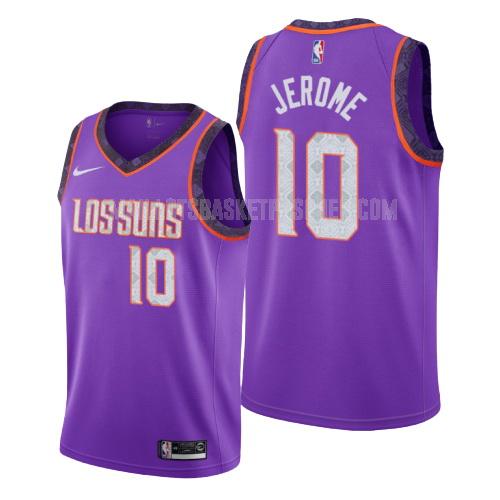 maillot basket homme de phoenix suns ty jerome 10 violet city edition