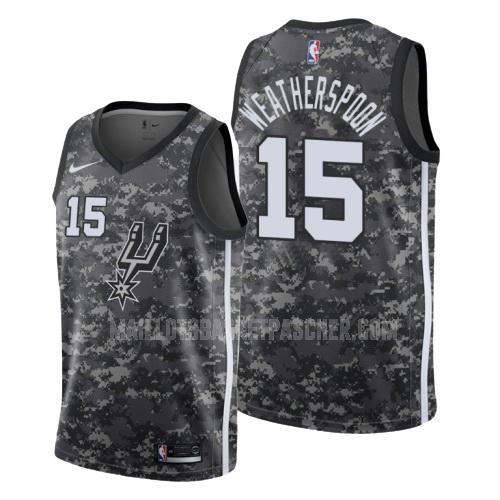 maillot basket homme de san antonio spurs quinndary weatherspoon 15 camouflage city edition